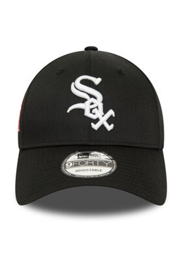 New Era Czapka z daszkiem Patch 940 Sox 60422520 Czarny. Kolor: czarny. Materiał: materiał