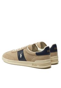 Polo Ralph Lauren Sneakersy 809954903003 Beżowy. Kolor: beżowy. Materiał: skóra, zamsz #4