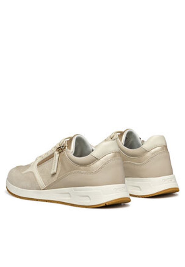 Geox Sneakersy D Bulmya D36NQB 0AS22 C6738 Brązowy. Kolor: brązowy. Materiał: skóra