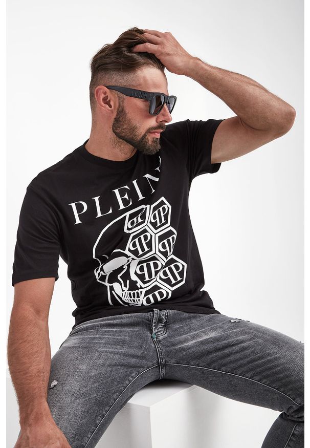 Philipp Plein - T-shirt PHILIPP PLEIN. Długość rękawa: krótki rękaw. Długość: krótkie. Wzór: nadruk