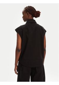 Pinko - PINKO Kamizelka Gerard Gilet 105237 A2M8 Czarny Regular Fit. Kolor: czarny. Materiał: bawełna #5