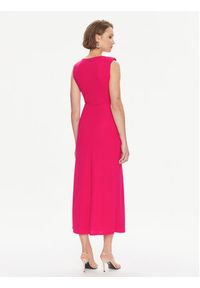 TwinSet - TWINSET Sukienka koktajlowa 241TE2057 Różowy Regular Fit. Kolor: różowy. Materiał: syntetyk. Styl: wizytowy #3