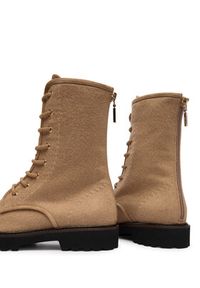 Max Mara Trzewiki Bakerzipwk 2524796012600 Brązowy. Kolor: brązowy. Materiał: materiał #4