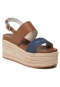 U.S. Polo Assn. Espadryle Loren LOREN007 Brązowy. Kolor: brązowy. Materiał: skóra #4