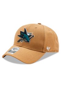 47 Brand Czapka z daszkiem NHL San Jose Sharks '47 MVP SNAPBACK H-MVPSP22WBP-QL Brązowy. Kolor: brązowy. Materiał: materiał