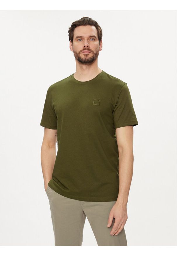 BOSS - Boss T-Shirt Tales 50508584 Zielony Relaxed Fit. Kolor: zielony. Materiał: bawełna