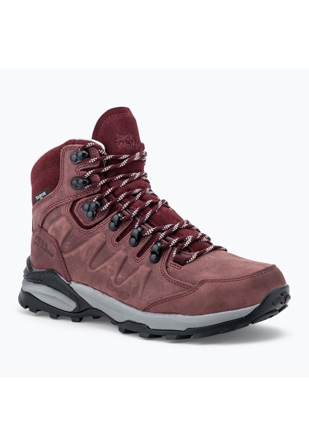 Buty trekkingowe damskie Jack Wolfskin Refugio Prime Texapore Mid. Kolor: czerwony. Styl: sportowy