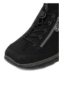 Rieker Sneakersy CEO-L32F1-00 Czarny. Kolor: czarny. Materiał: materiał #4