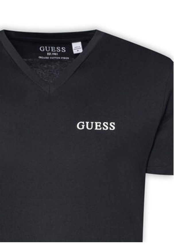 Guess Komplet t-shirtów U5BG58 KCAM1 Czarny Regular Fit. Kolor: czarny. Materiał: bawełna