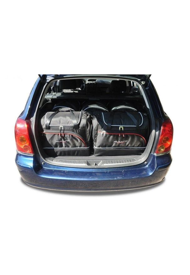 KJUST - Torby Do Bagażnika Toyota Avensis Wagon 2002-2009 5Szt Kjust. Kolor: czarny. Styl: sportowy