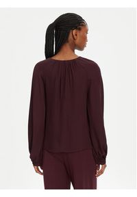 STAUD Bluzka Fabian R24F1106SG Bordowy Regular Fit. Kolor: czerwony. Materiał: jedwab #3