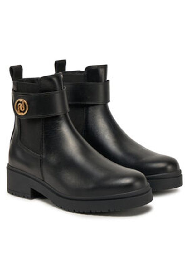 Liu Jo Sztyblety New Nancy Eco 2-2 SA5203 PX241 Czarny. Kolor: czarny. Materiał: skóra