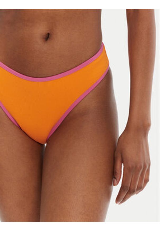 Seafolly Dół od bikini Beach Bound 40753-072 Pomarańczowy. Kolor: pomarańczowy. Materiał: syntetyk