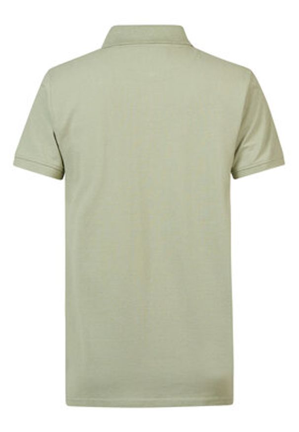 Petrol Industries Polo M-1030-POL002 Zielony Regular Fit. Typ kołnierza: polo. Kolor: zielony. Materiał: bawełna