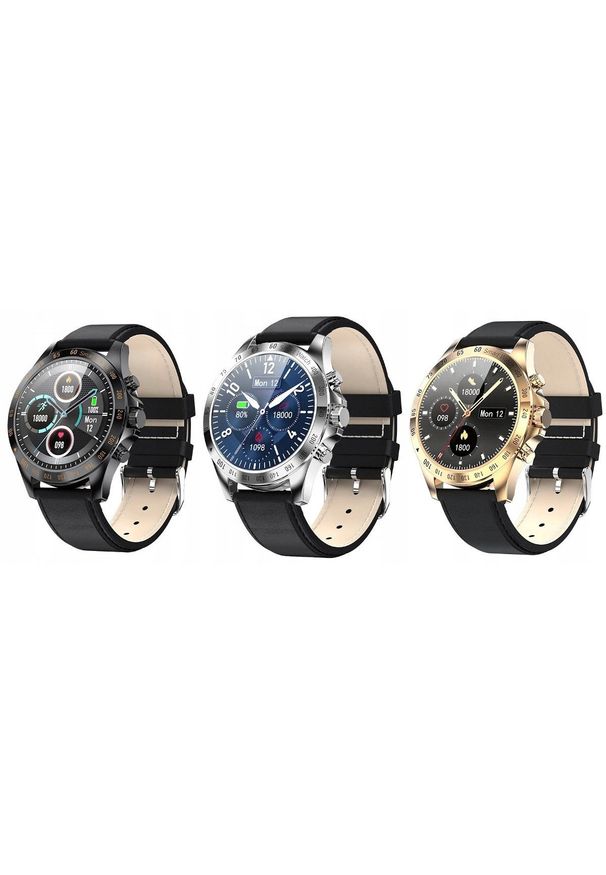 JG Smart - SMARTWATCH MĘSKI ZEGAREK PL MENU PULS CIŚNIENIE. Rodzaj zegarka: smartwatch