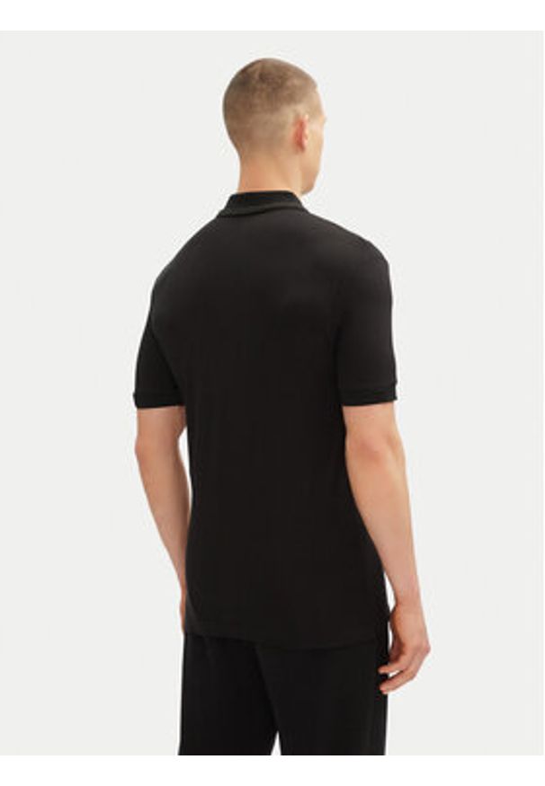 EA7 Emporio Armani Polo 7M000300 AF13739 UC001 Czarny Slim Fit. Typ kołnierza: polo. Kolor: czarny. Materiał: wiskoza