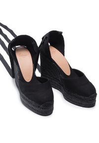 Castañer Espadryle Carina C/8ED/001 020966-100 Czarny. Kolor: czarny. Materiał: materiał #5