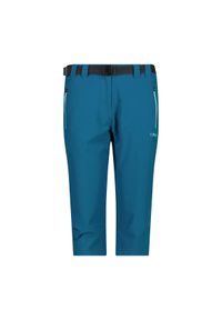 Spodnie damskie CMP Capri. Kolor: niebieski, wielokolorowy, zielony. Sport: turystyka piesza #1