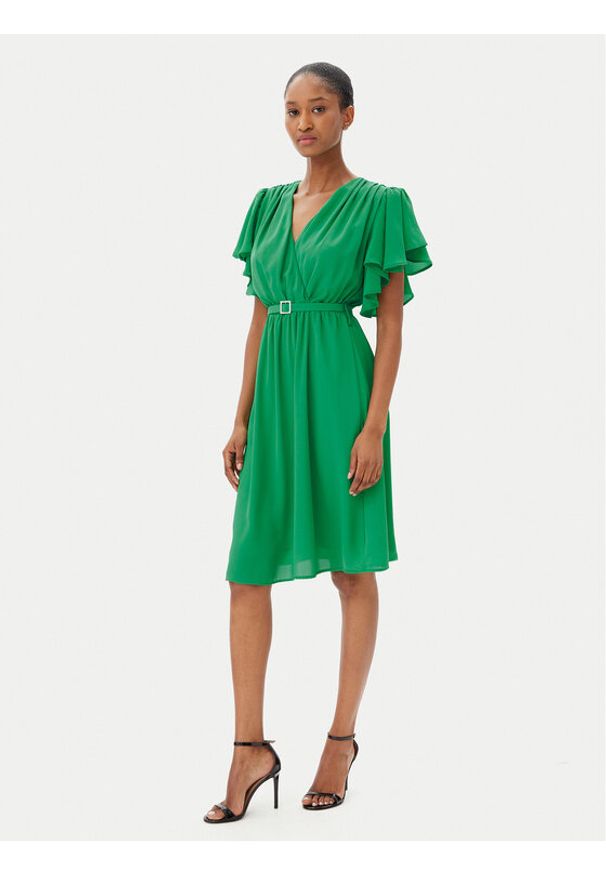 Artigli Sukienka koktajlowa ACAB002333 242 Zielony Regular Fit. Kolor: zielony. Materiał: syntetyk. Styl: wizytowy