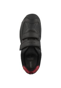 Buty juniorskie Geox New Savage. Kolor: czerwony, wielokolorowy, czarny. Materiał: tkanina, syntetyk