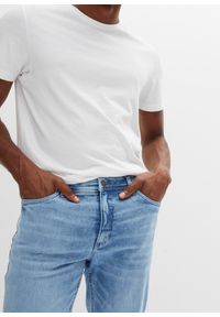 bonprix - Dżinsy regular fit, straight. Kolor: niebieski. Styl: vintage #3