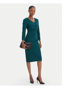 Rinascimento Sukienka koktajlowa CFC0126655003 Zielony Slim Fit. Kolor: zielony. Materiał: syntetyk. Styl: wizytowy #6
