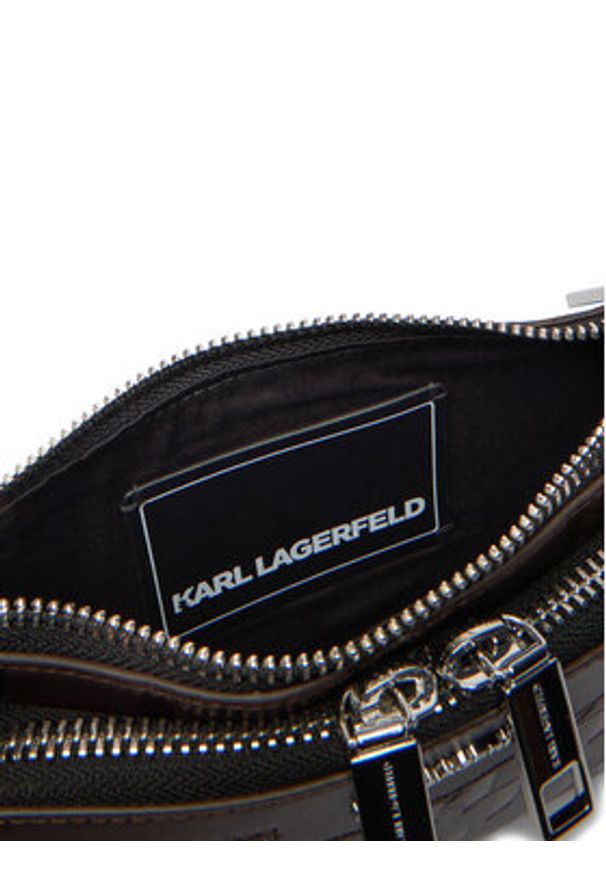 Karl Lagerfeld - KARL LAGERFELD Plecak A1M30004 Brązowy. Kolor: brązowy. Materiał: skóra