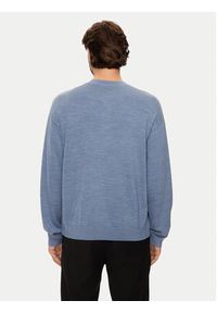 Armani Exchange Sweter 6DZM6H ZM5BZ 15DU Niebieski Regular Fit. Kolor: niebieski. Materiał: bawełna, syntetyk #3