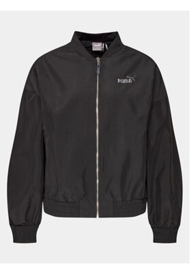 Puma Kurtka bomber Style 623687 Czarny Oversize. Kolor: czarny. Materiał: syntetyk