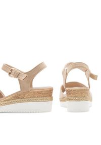 Clara Barson Espadryle WS2189-15 Złoty. Kolor: złoty. Materiał: materiał #5