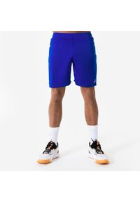 KIPSTA - Spodenki do koszykówki unisex Short 100. Kolor: niebieski, wielokolorowy, biały. Materiał: poliester, materiał. Sport: koszykówka