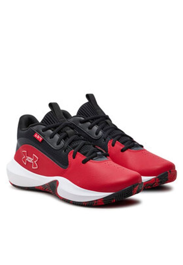 Under Armour Buty do koszykówki Ua Lockdown 7 3028512-600 Czerwony. Kolor: czerwony. Materiał: skóra. Sport: koszykówka