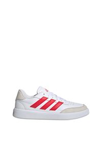 Adidas - Buty Courtblock. Okazja: na co dzień. Kolor: czerwony, wielokolorowy, biały. Sport: turystyka piesza #1