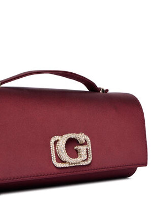 Guess Torebka Zalina Mini HWSE93 50720 Bordowy. Kolor: czerwony