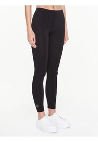 Liu Jo Sport Legginsy TA3140 J5003 Czarny Slim Fit. Kolor: czarny. Materiał: bawełna. Styl: sportowy #1