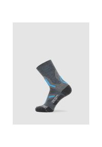 UYN - Trekking 2In Merino Mid Socks. Kolor: szary. Sport: turystyka piesza #1