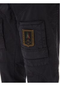 Aeronautica Militare Spodnie materiałowe 241PA1387CT1493 Granatowy Regular Fit. Kolor: niebieski. Materiał: bawełna