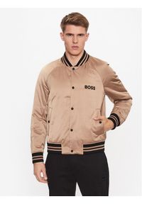 BOSS - Boss Kurtka bomber 50483945 Beżowy Regular Fit. Kolor: beżowy. Materiał: syntetyk #1