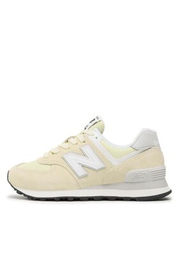 New Balance Sneakersy U574Y2W Żółty. Kolor: żółty. Materiał: zamsz, skóra. Model: New Balance 574