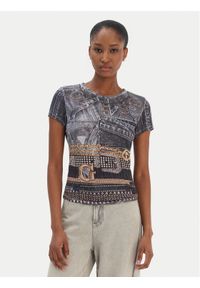 Guess T-Shirt W6RI05 KCCG0 Czarny Classic Fit. Kolor: czarny. Materiał: syntetyk #1