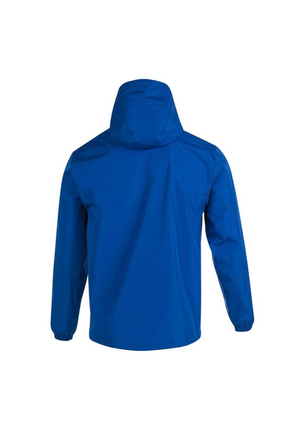 Kurtka do biegania męska Joma Elite VIII przeciwdeszczowa. Kolor: niebieski. Materiał: poliester. Sport: bieganie