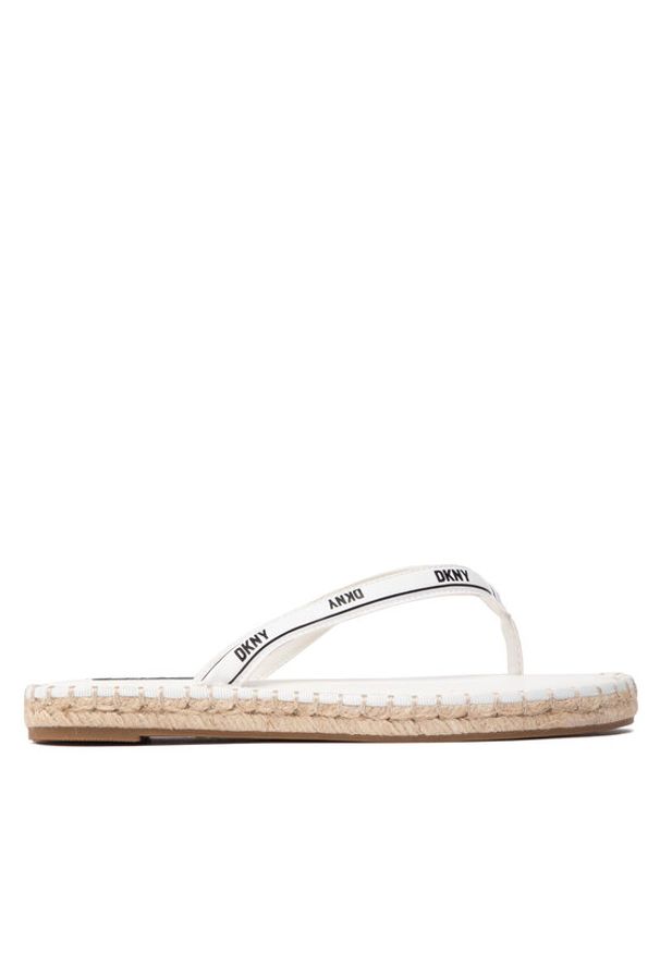 DKNY Espadryle Tabatha K1240129 Biały. Kolor: biały. Materiał: skóra