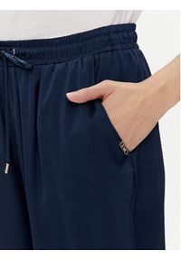 Liu Jo Spodnie materiałowe TA4253 T3810 Granatowy Relaxed Fit. Kolor: niebieski. Materiał: syntetyk #3