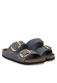 Birkenstock Klapki Arizona Big Buckle 1032071 Szary. Kolor: szary. Materiał: skóra #6