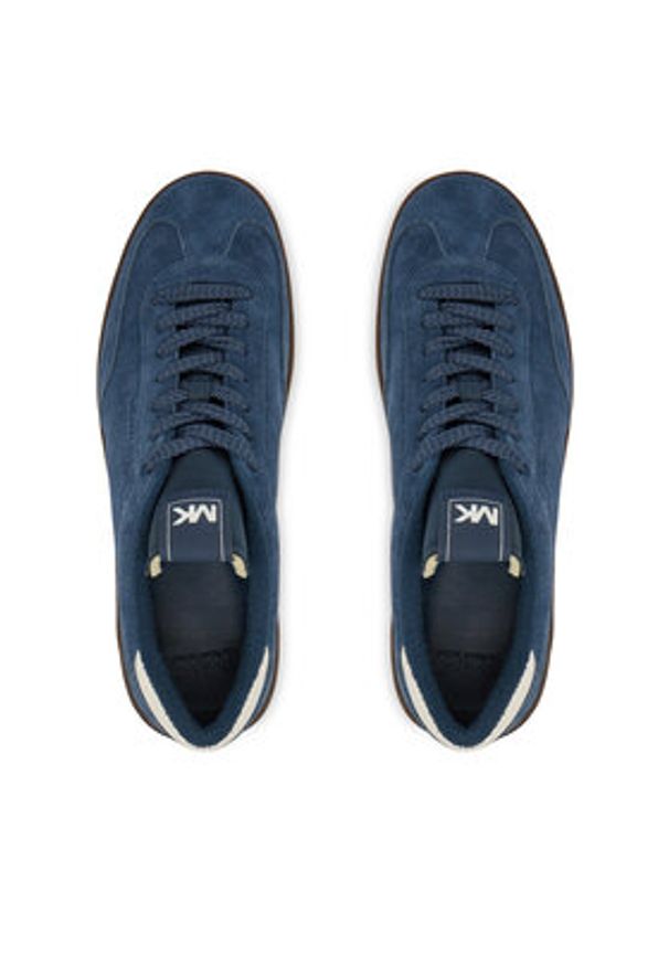 MICHAEL Michael Kors Sneakersy Wilton Lace Up 42R6WLFS1S Granatowy. Kolor: niebieski. Materiał: skóra, zamsz