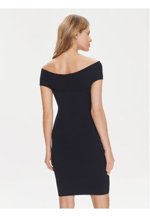 MICHAEL Michael Kors Sukienka codzienna MR4825E33D Granatowy Slim Fit. Okazja: na co dzień. Kolor: niebieski. Materiał: wiskoza. Typ sukienki: proste. Styl: casual