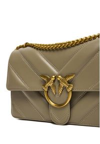 Pinko - PINKO Torebka Love One Classic Light Dc Al 25-26 PLTT 104549 A2OS Szary. Kolor: szary. Materiał: skórzane #3