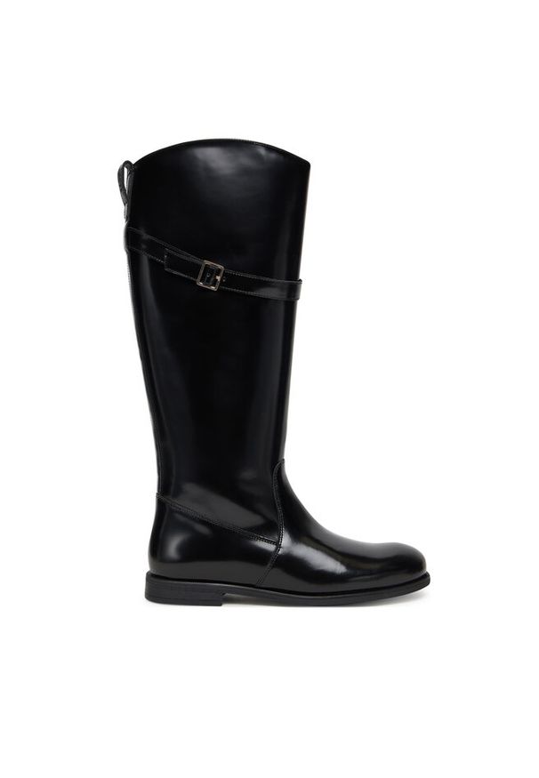 Kozaki BOSS. Kolor: czarny