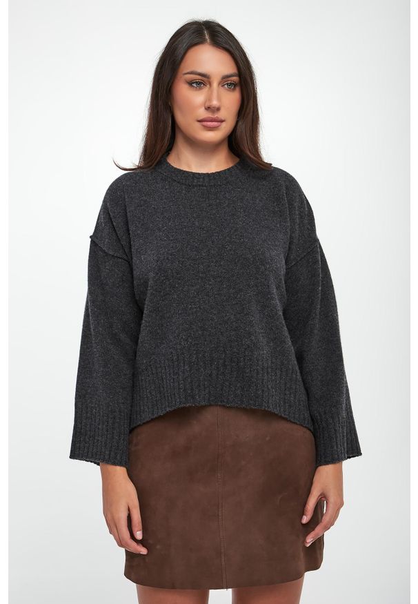 Marella - Sweter damski wełniany Amelia MARELLA. Materiał: wełna