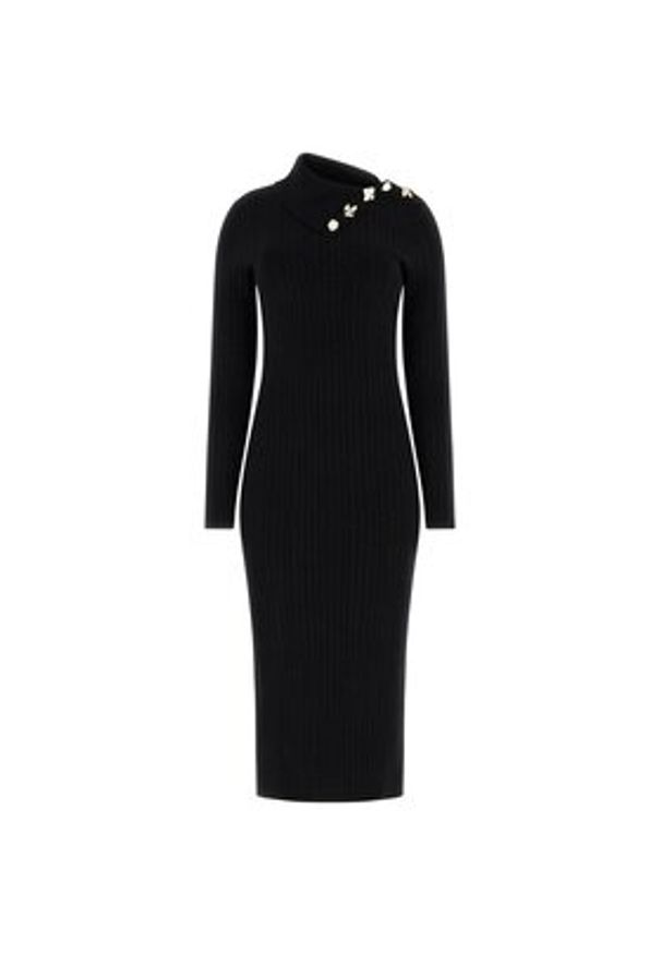 Guess Sukienka codzienna 180176 Czarny Classic Fit. Okazja: na co dzień. Kolor: czarny. Typ sukienki: proste. Styl: casual